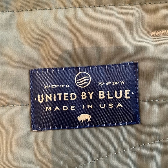 United By Blue Bison Green Snap Front Outdoor Camping Hiking Jacket - Picture 4 of 6